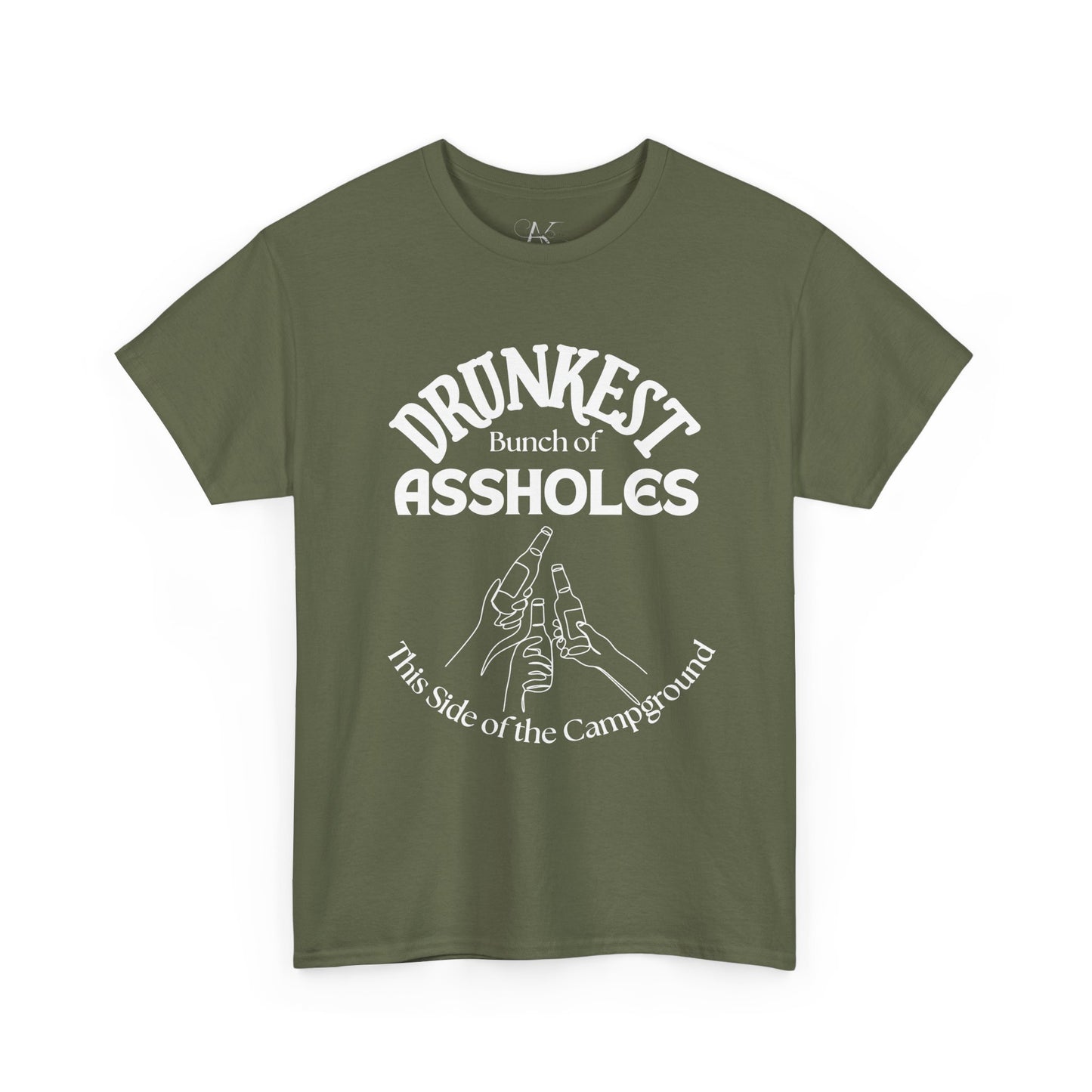 Drunkest Bunch of Assholes Tee — Funny Camping Drinking Shirt