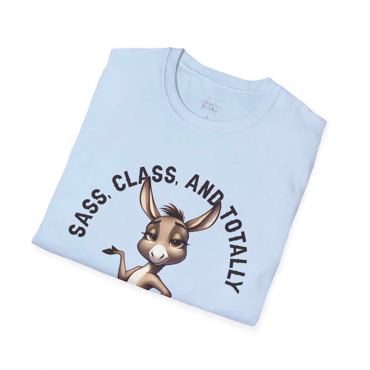 Badass Donkey T-Shirt — "Sass, Class, And Totally Bad*ss" Funny Graphic Tee