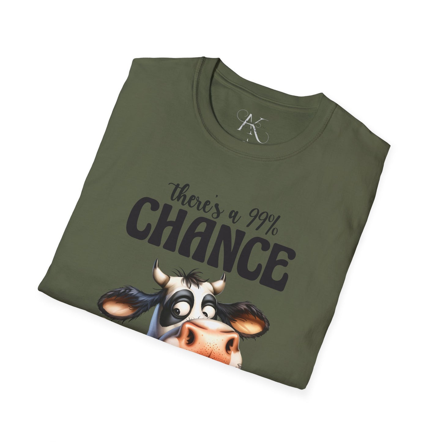There's a 99% Chance I Don't Care Cow T-Shirt