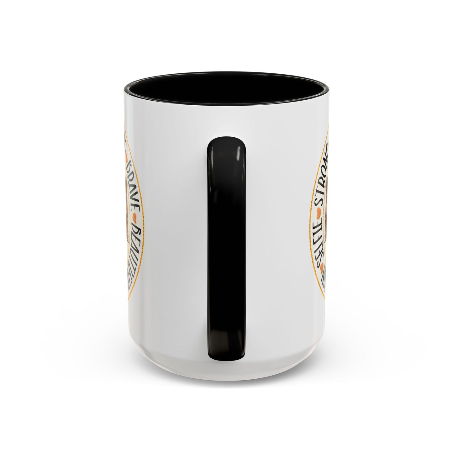 Mom Leopard Sunflower Coffee Mug — 'Mom' Floral Animal Print Accent Mug (11/15oz)