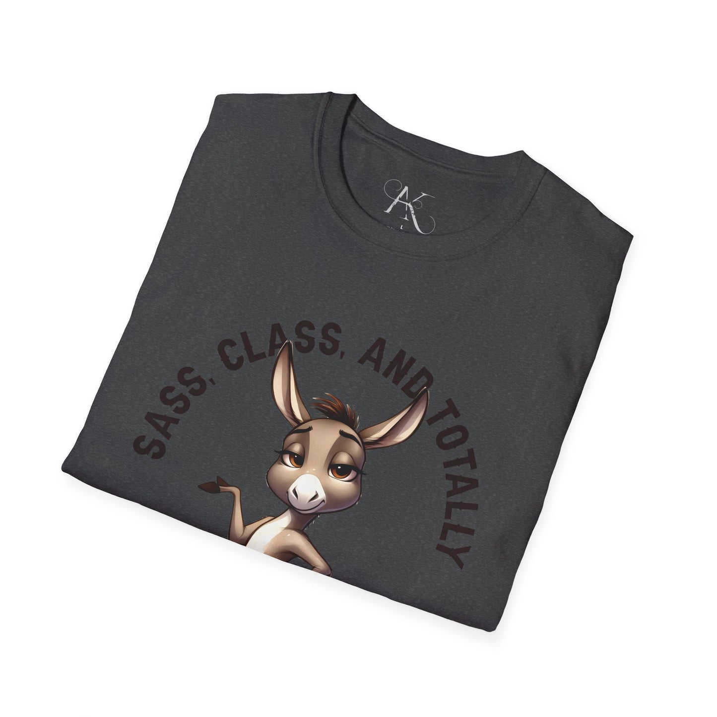 Badass Donkey T-Shirt — "Sass, Class, And Totally Bad*ss" Funny Graphic Tee