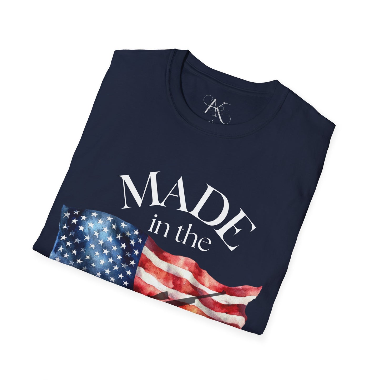 Made in the USA Flag T-Shirt — Patriotic American Pride Tee