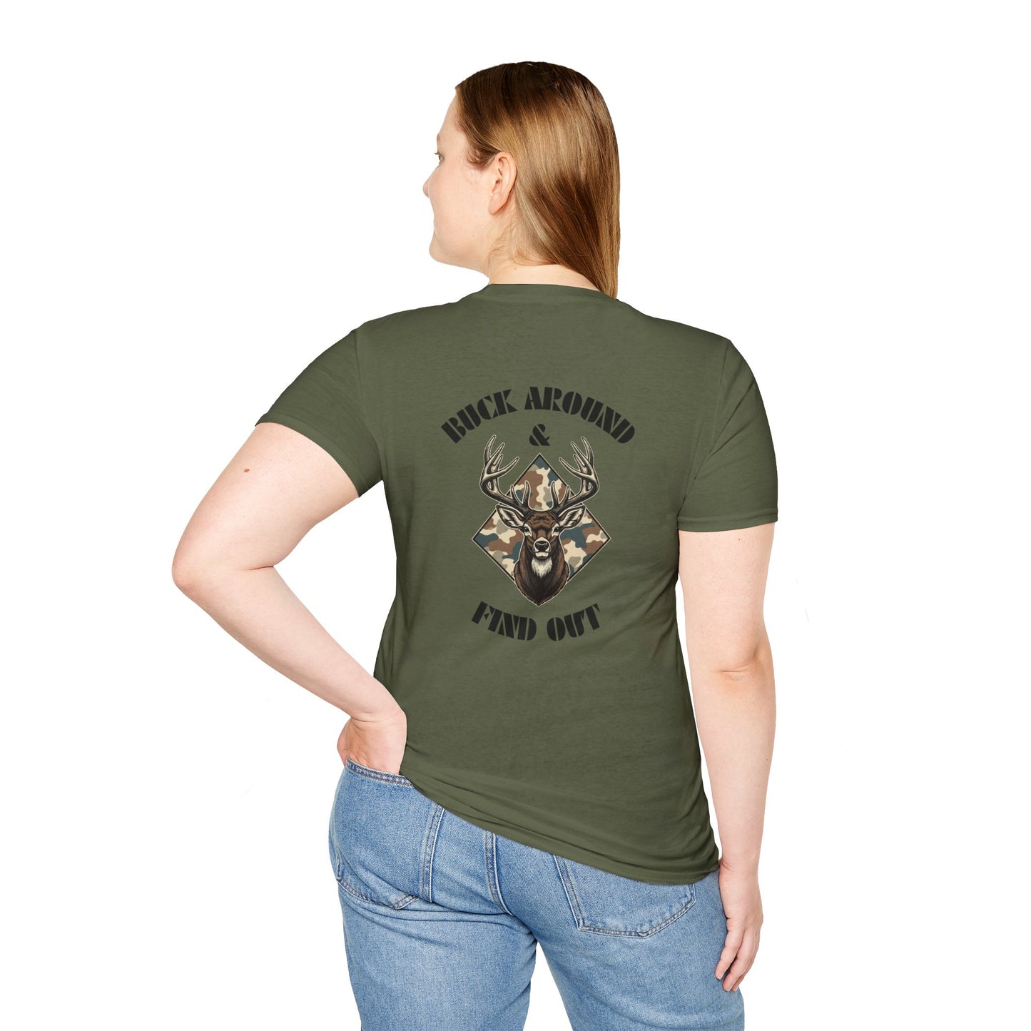 Buck Around and Find Out - Backside Design
