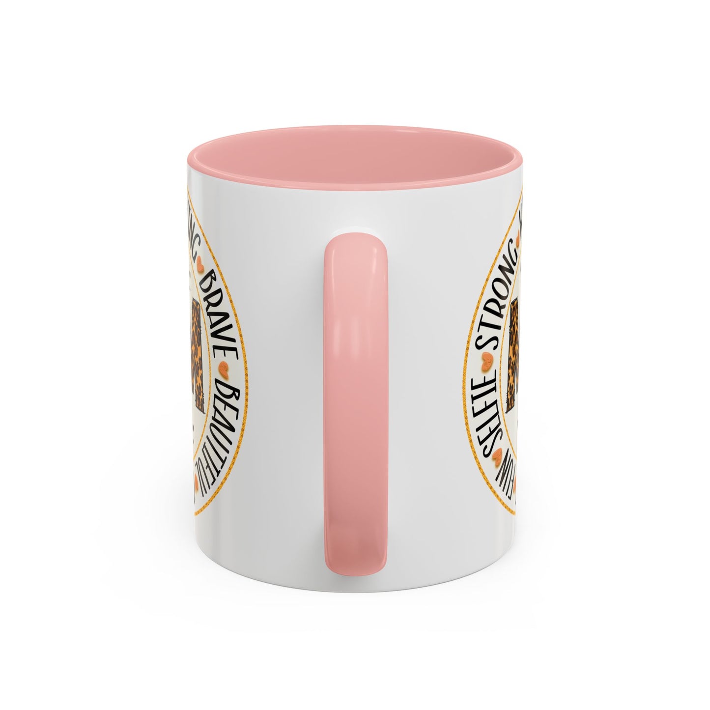 Mom Leopard Sunflower Coffee Mug — 'Mom' Floral Animal Print Accent Mug (11/15oz)