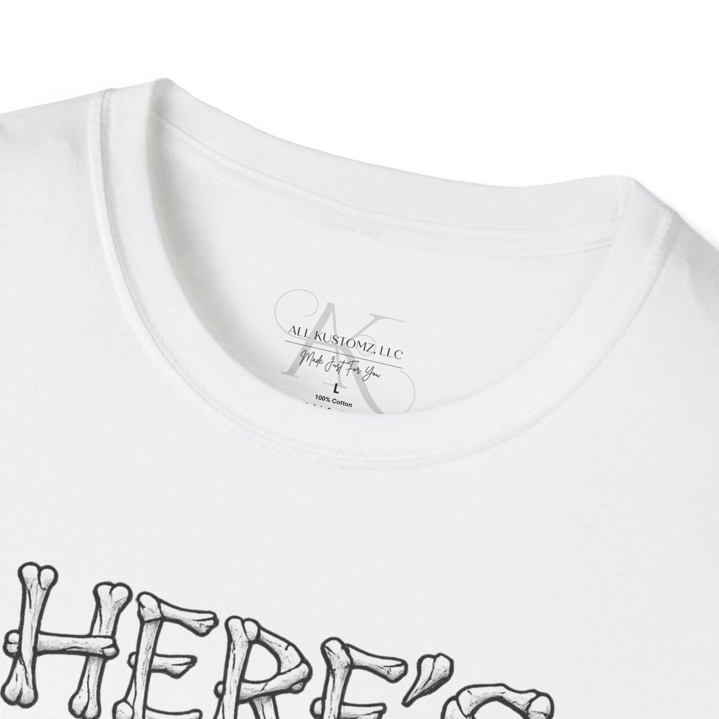 Here's Your World War T-Shirt — Edgy Skeleton Middle Finger Graphic Tee