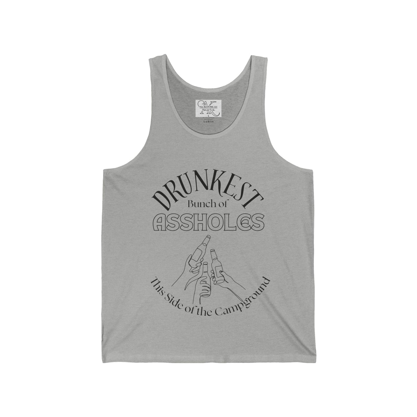 Drunkest Bunch Tank Top — Funny Camping Beer Shirt
