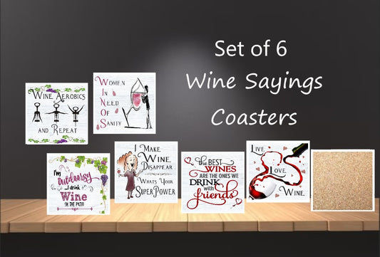 Custom Coasters set of 6