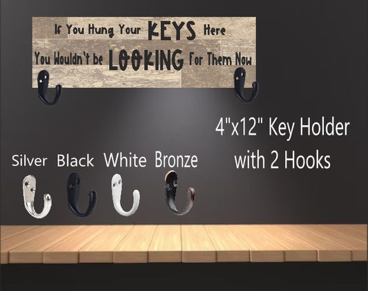 Custom 4"x12" KeyHolder