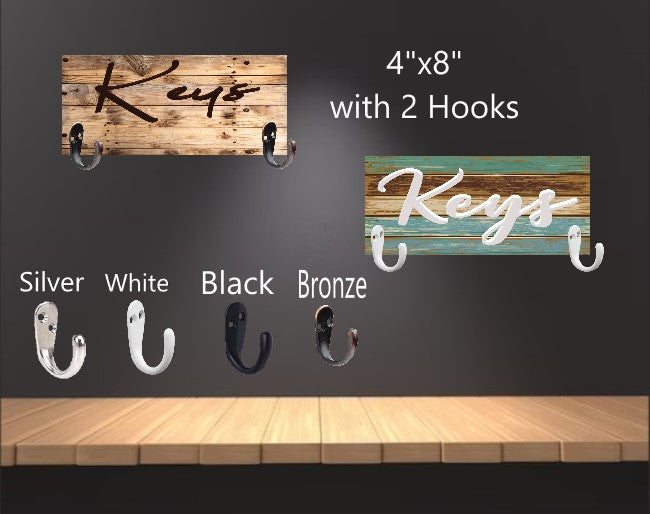 Custom 4"x8" Ceramic Keyholder – Designed Just for You